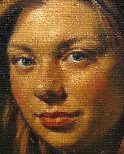 Portrait of Lena. Detail.
