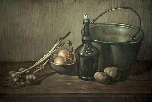 Still Life with Onions.