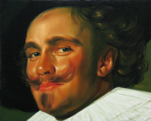 Copy of Frans Hals. (The Laughing Cavalier ).