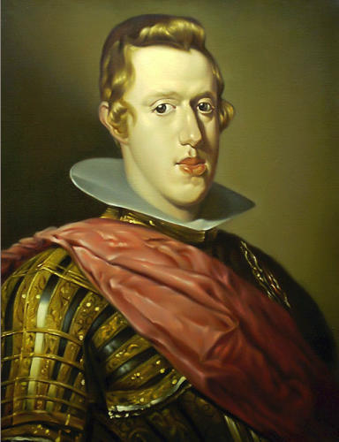 Copy of Velazquez. (Philip IV in Armour).