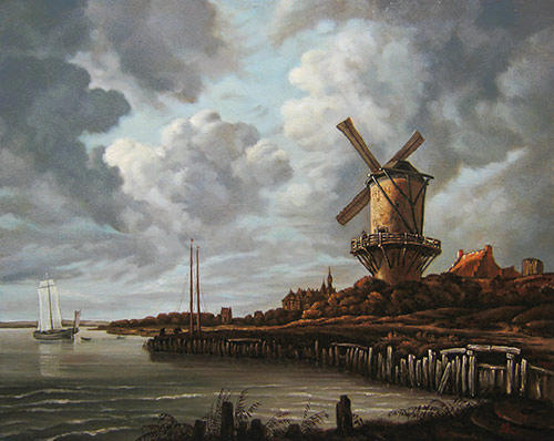  Copy of Ruisdael. (Mill at Wijk).