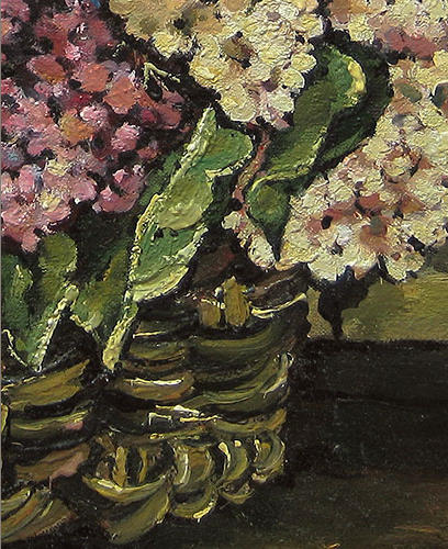 Copy of Pyotr Konchalovsky. (Lilacs in a Basket). Detail.