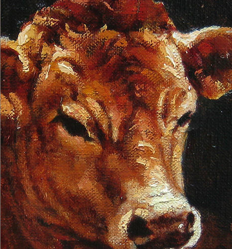 Copy of Constant Troyon. (Landscape with cows). Detail_2.