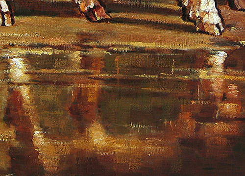 Copy of Constant Troyon. (Landscape with cows). Detail_4.