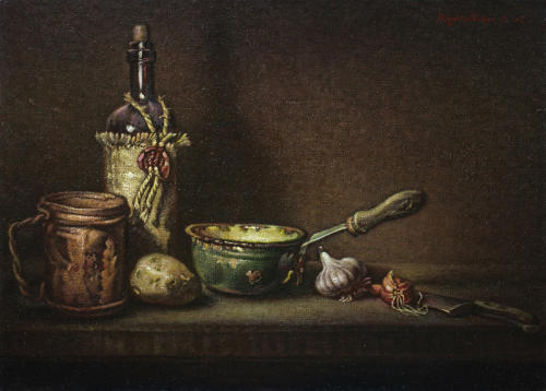 Still Life with a Bottle.